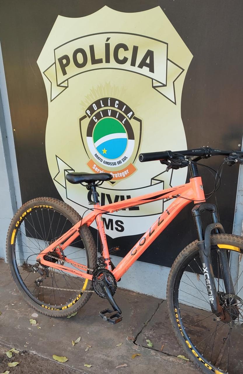 Polícia Civil prende em flagrante autor de furtos e recupera bicicleta avaliada em aproximadamente R$2.300,00 e produtos subtraídos de supermercado do município